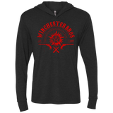 T-Shirts Vintage Black / X-Small Winchester bros Triblend Long Sleeve Hoodie Tee