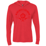 T-Shirts Vintage Red / X-Small Winchester bros Triblend Long Sleeve Hoodie Tee