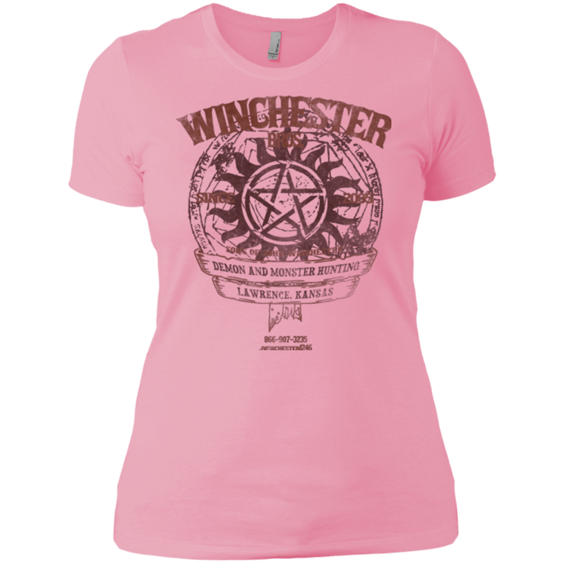 T-Shirts Light Pink / X-Small Winchester Bros Women's Premium T-Shirt