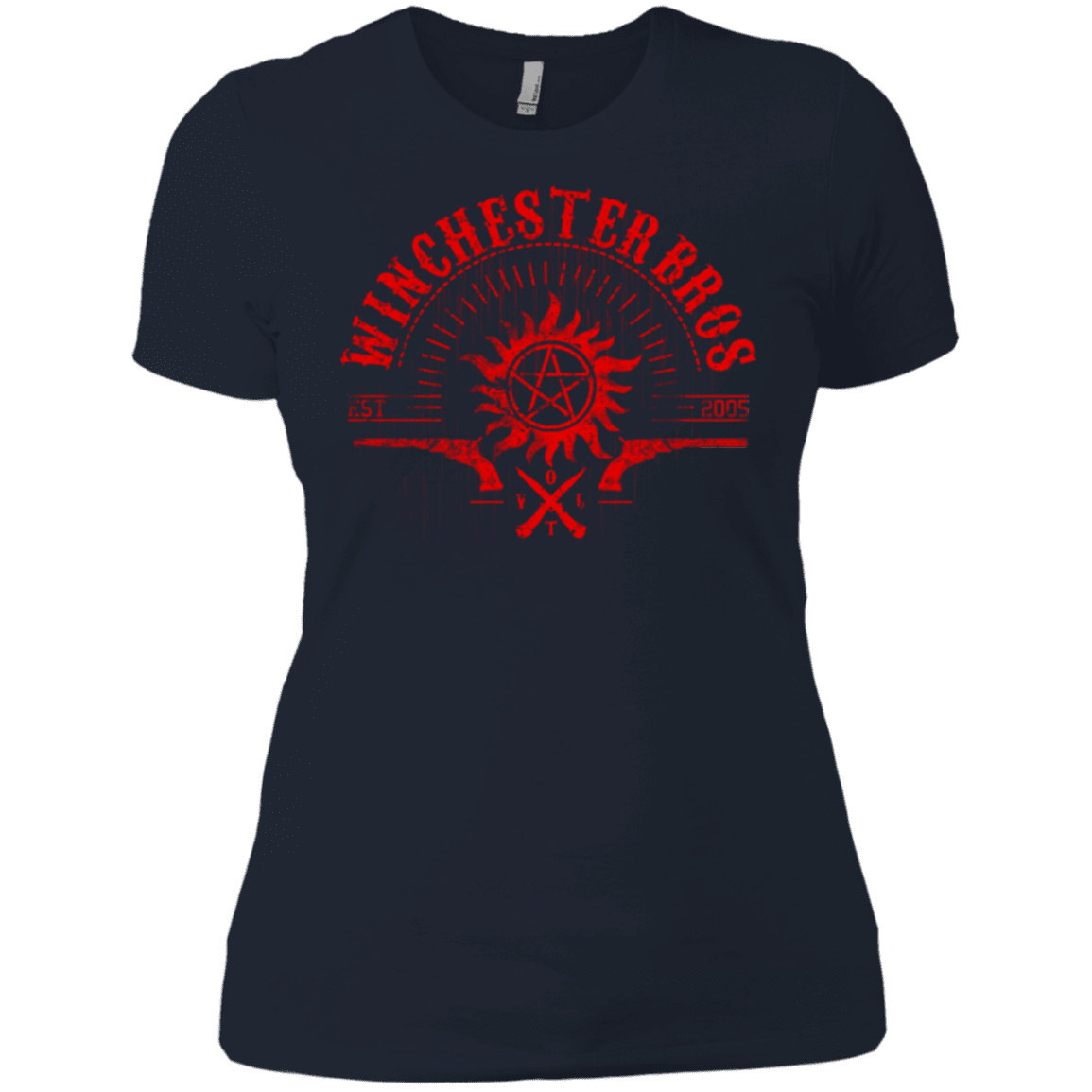 T-Shirts Midnight Navy / X-Small Winchester bros Women's Premium T-Shirt