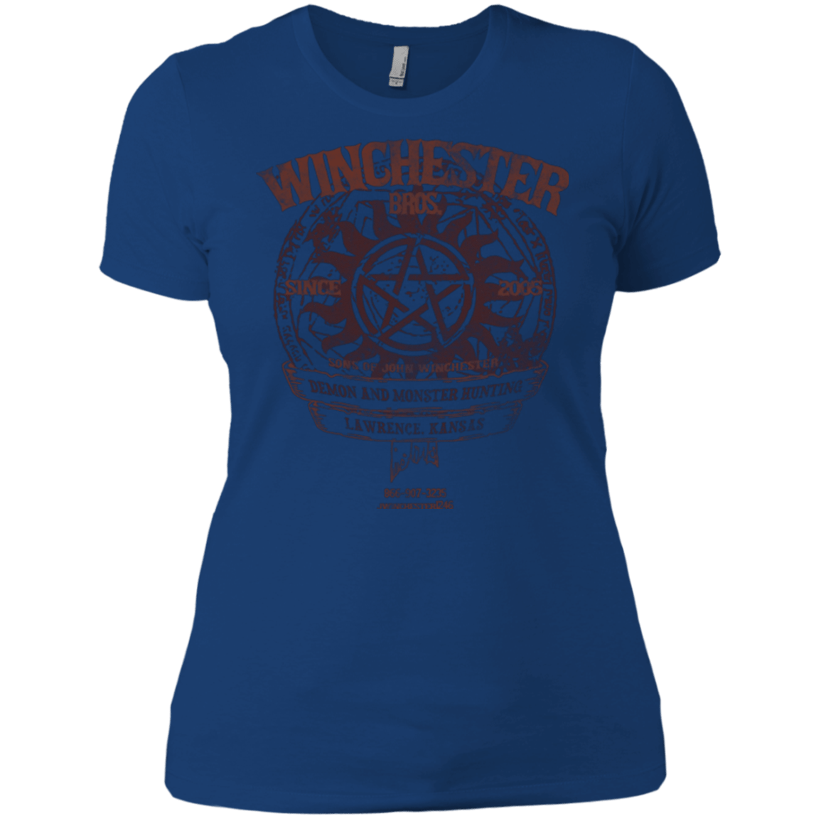 T-Shirts Royal / X-Small Winchester Bros Women's Premium T-Shirt