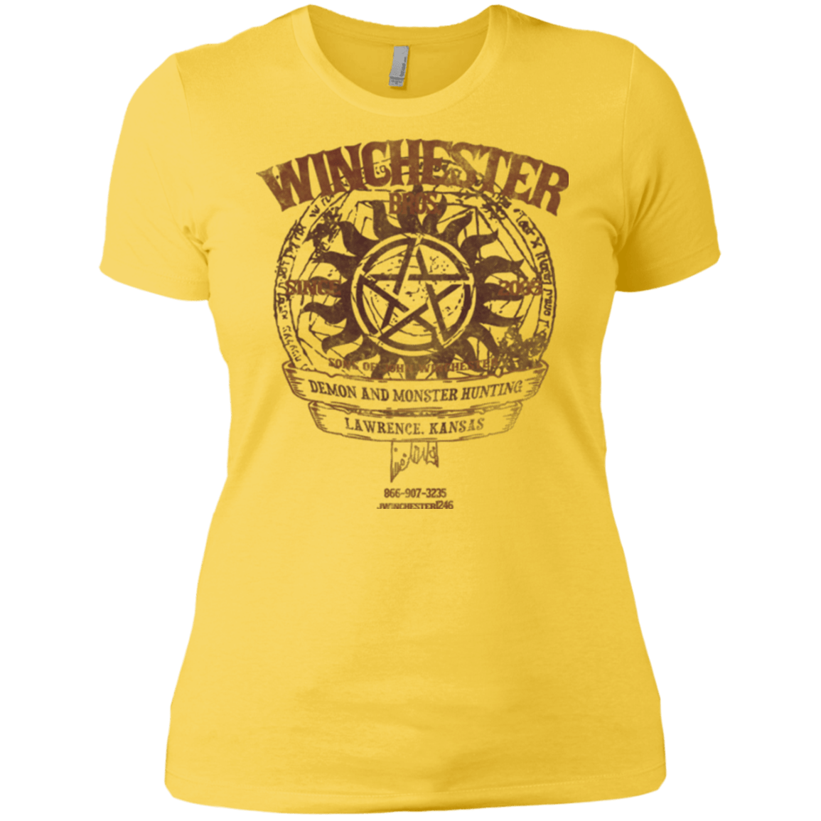 T-Shirts Vibrant Yellow / X-Small Winchester Bros Women's Premium T-Shirt