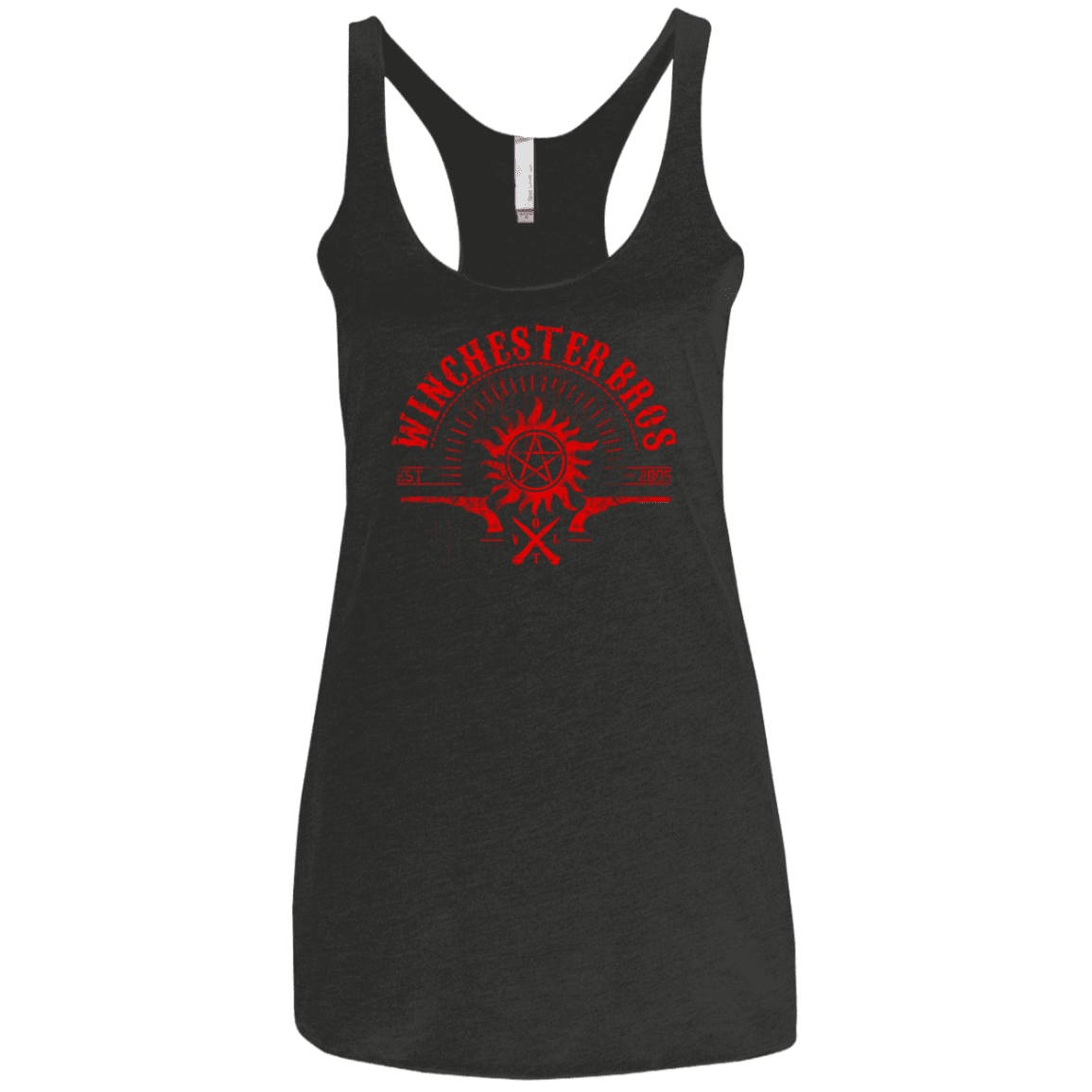 T-Shirts Vintage Black / X-Small Winchester bros Women's Triblend Racerback Tank