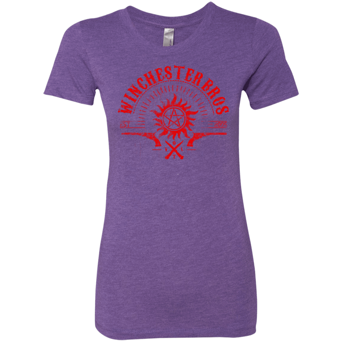 T-Shirts Purple Rush / Small Winchester bros Women's Triblend T-Shirt