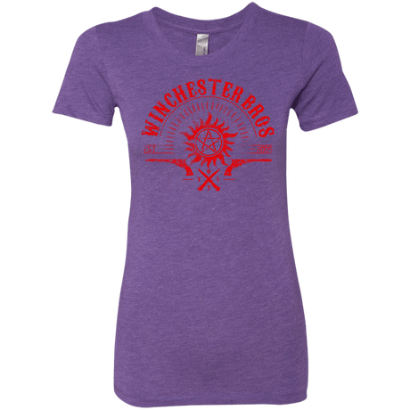 T-Shirts Purple Rush / Small Winchester bros Women's Triblend T-Shirt