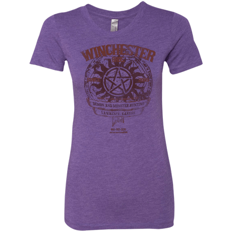 T-Shirts Purple Rush / Small Winchester Bros Women's Triblend T-Shirt