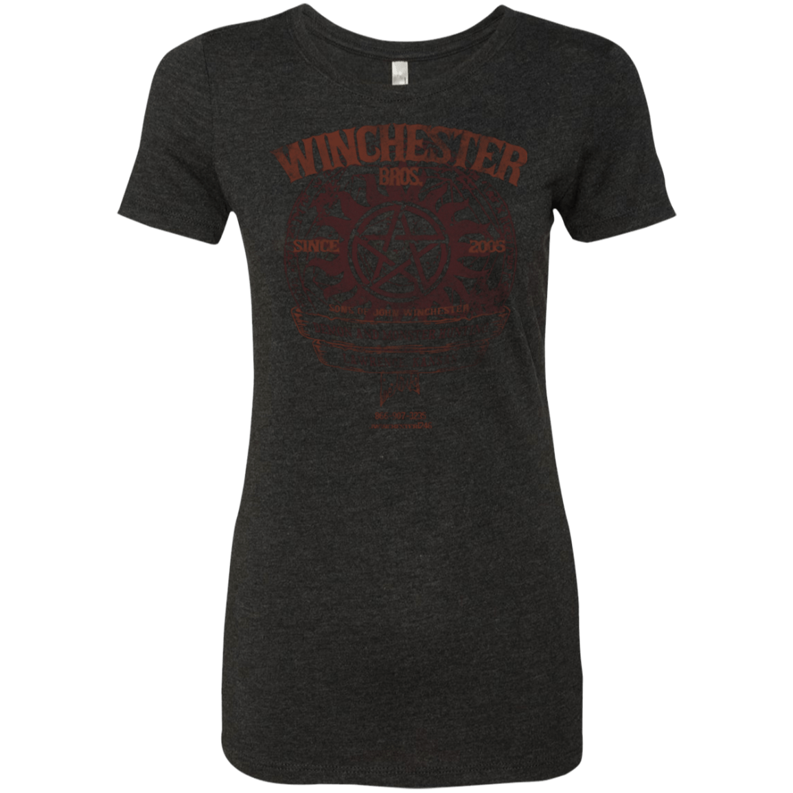 T-Shirts Vintage Black / Small Winchester Bros Women's Triblend T-Shirt