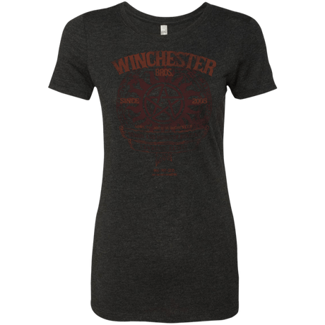 T-Shirts Vintage Black / Small Winchester Bros Women's Triblend T-Shirt