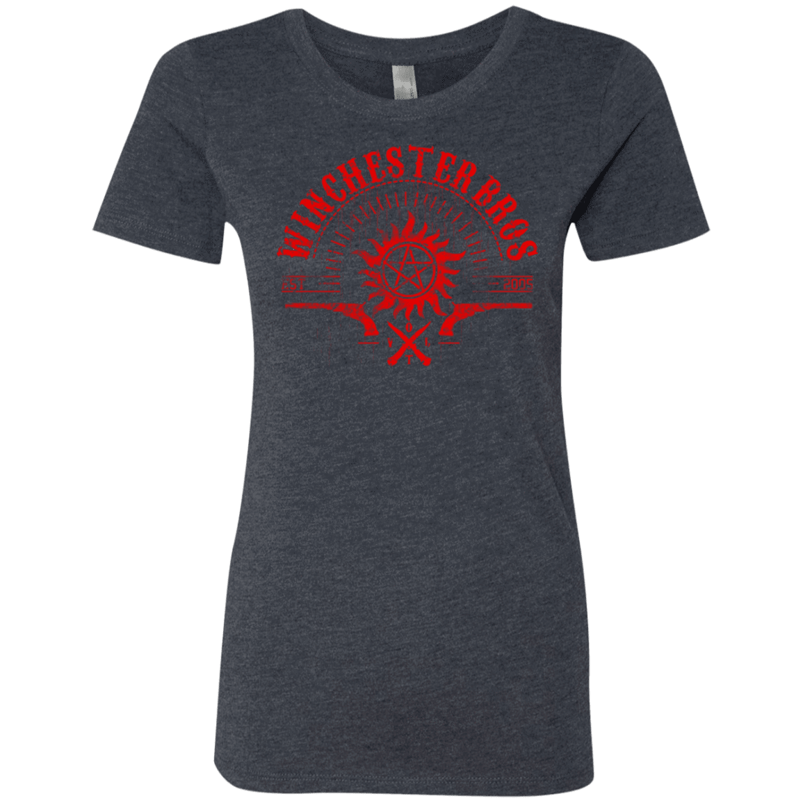 T-Shirts Vintage Navy / Small Winchester bros Women's Triblend T-Shirt