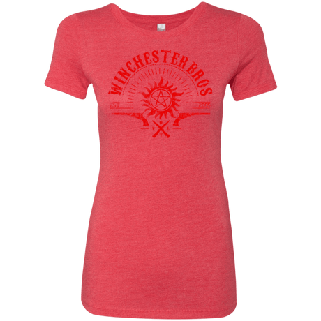 T-Shirts Vintage Red / Small Winchester bros Women's Triblend T-Shirt