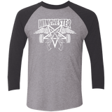 T-Shirts Premium Heather/ Vintage Black / X-Small WINCHESTER Men's Triblend 3/4 Sleeve