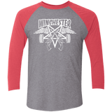 T-Shirts Premium Heather/ Vintage Red / X-Small WINCHESTER Men's Triblend 3/4 Sleeve