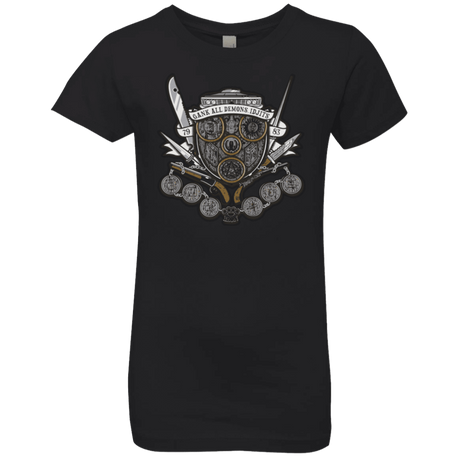 T-Shirts Black / YXS Winchester's Crest Girls Premium T-Shirt