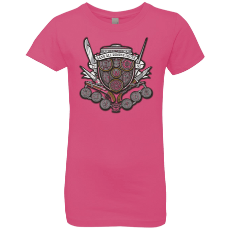 T-Shirts Hot Pink / YXS Winchester's Crest Girls Premium T-Shirt