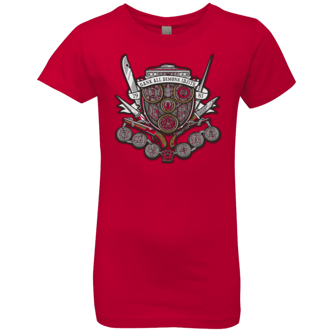 T-Shirts Red / YXS Winchester's Crest Girls Premium T-Shirt
