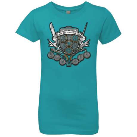 T-Shirts Tahiti Blue / YXS Winchester's Crest Girls Premium T-Shirt