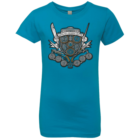 T-Shirts Turquoise / YXS Winchester's Crest Girls Premium T-Shirt