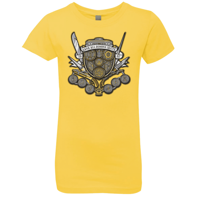 T-Shirts Vibrant Yellow / YXS Winchester's Crest Girls Premium T-Shirt