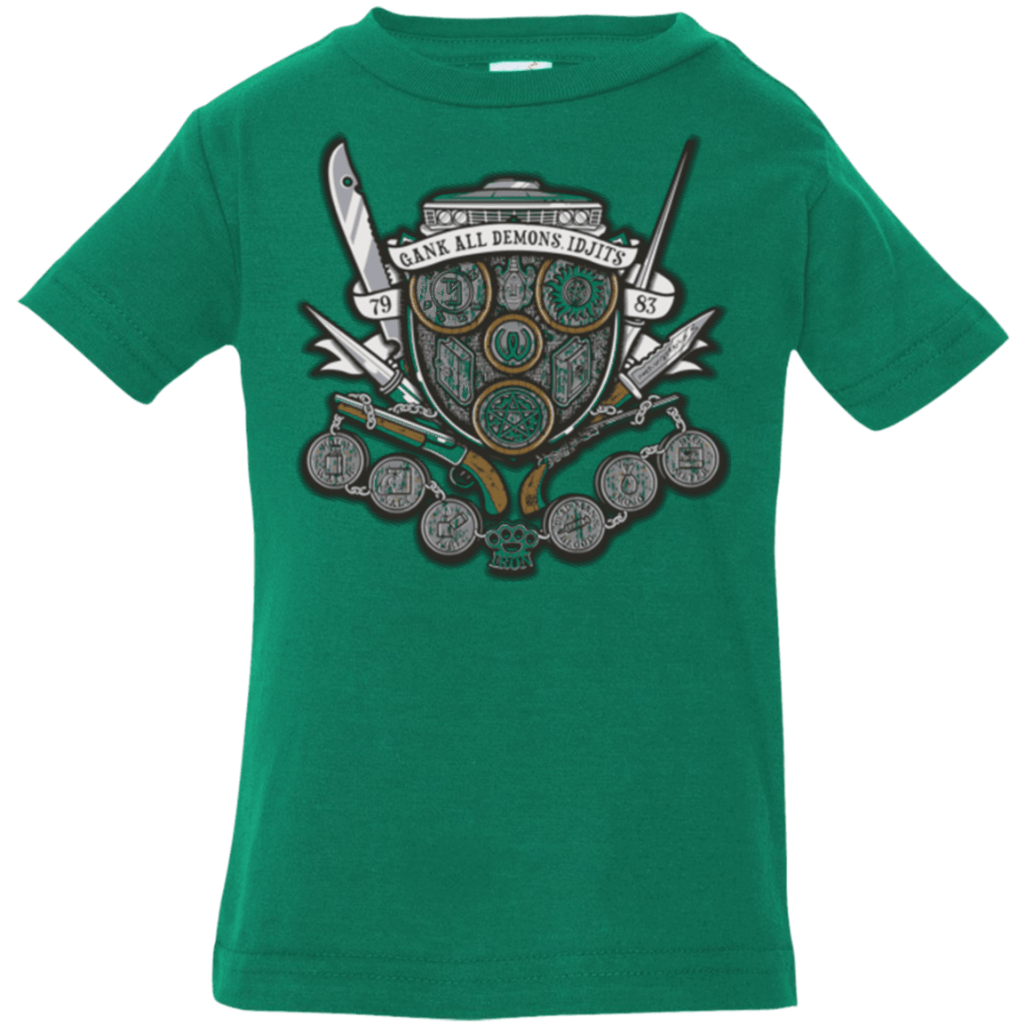 T-Shirts Kelly / 6 Months Winchester's Crest Infant PremiumT-Shirt