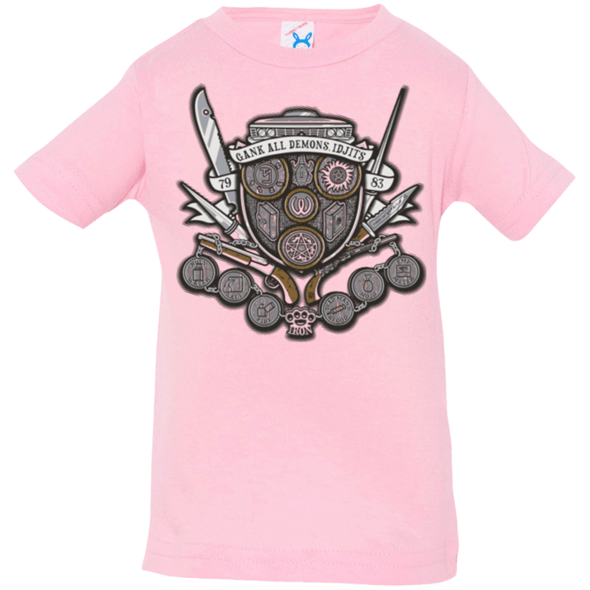 T-Shirts Pink / 6 Months Winchester's Crest Infant PremiumT-Shirt