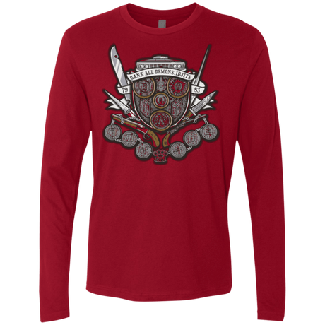 T-Shirts Cardinal / Small Winchester's Crest Men's Premium Long Sleeve
