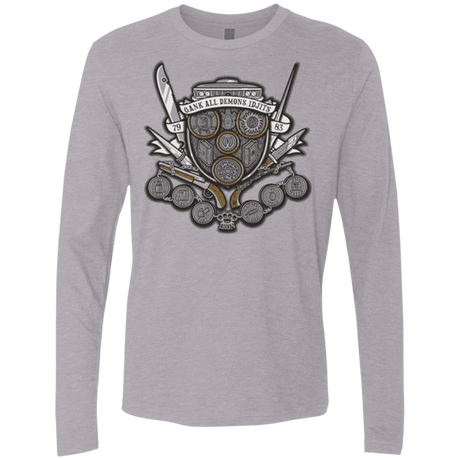 T-Shirts Heather Grey / Small Winchester's Crest Men's Premium Long Sleeve