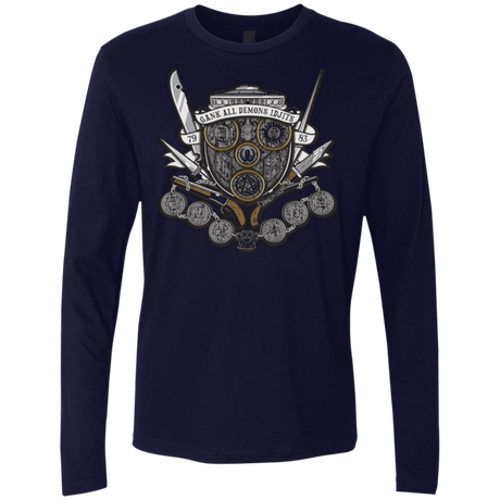 T-Shirts Midnight Navy / Small Winchester's Crest Men's Premium Long Sleeve