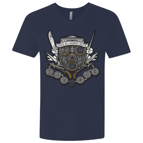 T-Shirts Midnight Navy / X-Small Winchester's Crest Men's Premium V-Neck