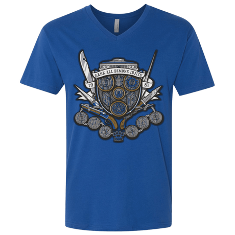 T-Shirts Royal / X-Small Winchester's Crest Men's Premium V-Neck