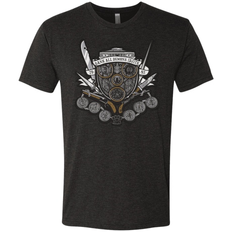 T-Shirts Vintage Black / Small Winchester's Crest Men's Triblend T-Shirt