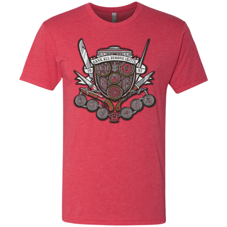 T-Shirts Vintage Red / Small Winchester's Crest Men's Triblend T-Shirt
