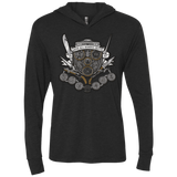 T-Shirts Vintage Black / X-Small Winchester's Crest Triblend Long Sleeve Hoodie Tee