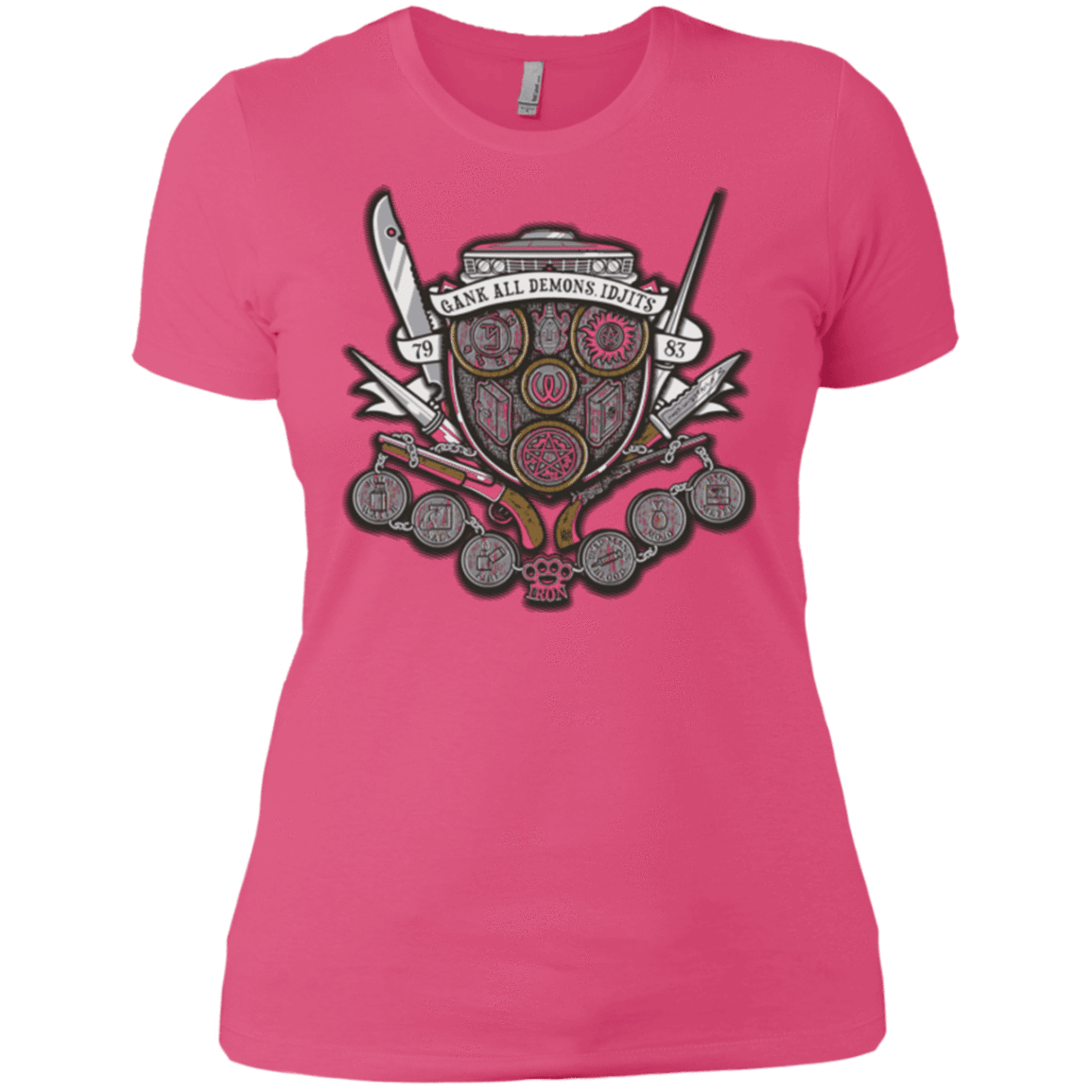 T-Shirts Hot Pink / X-Small Winchester's Crest Women's Premium T-Shirt
