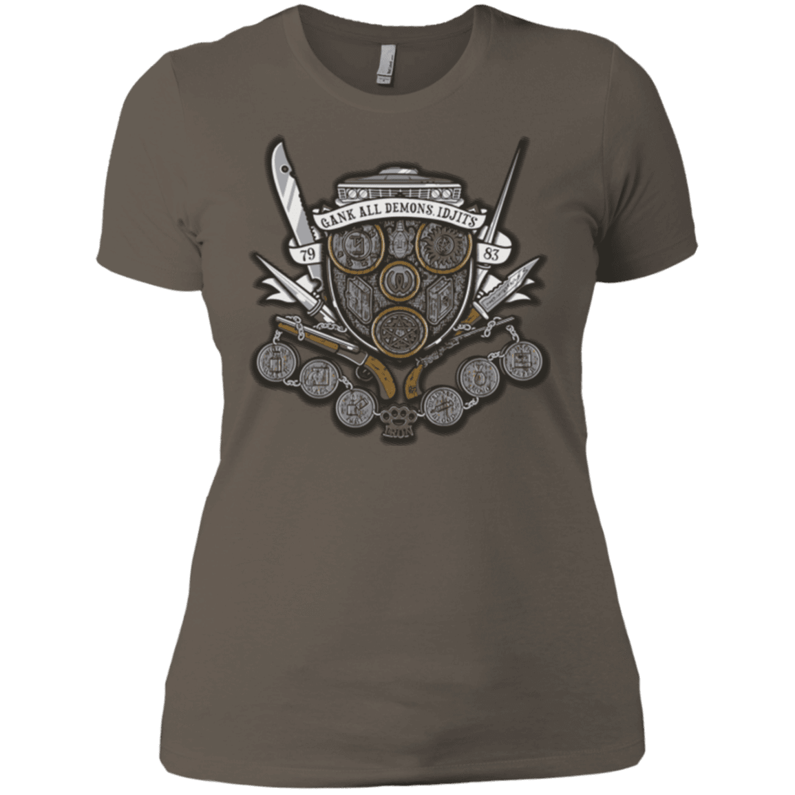 T-Shirts Warm Grey / X-Small Winchester's Crest Women's Premium T-Shirt
