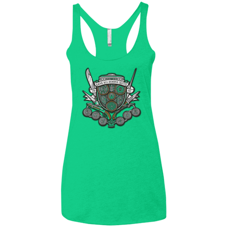 T-Shirts Envy / X-Small Winchester's Crest Women's Triblend Racerback Tank
