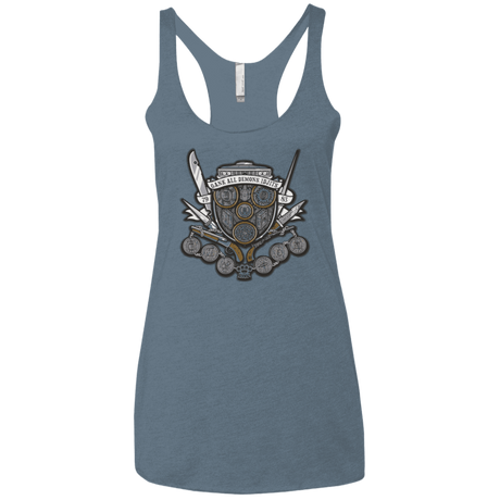 T-Shirts Indigo / X-Small Winchester's Crest Women's Triblend Racerback Tank