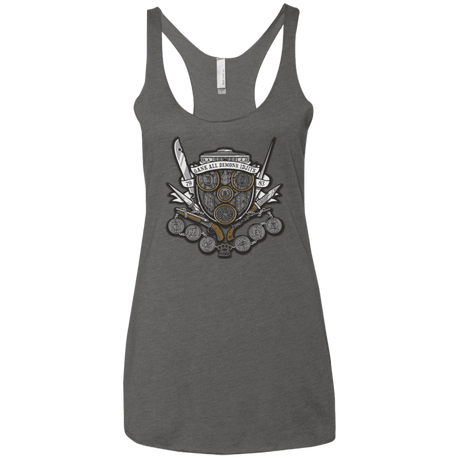 T-Shirts Premium Heather / X-Small Winchester's Crest Women's Triblend Racerback Tank