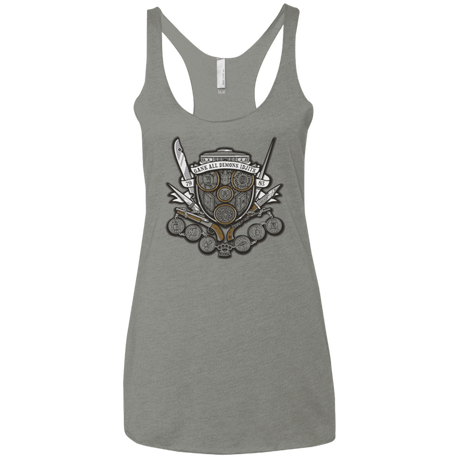 T-Shirts Venetian Grey / X-Small Winchester's Crest Women's Triblend Racerback Tank