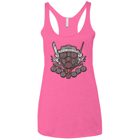 T-Shirts Vintage Pink / X-Small Winchester's Crest Women's Triblend Racerback Tank