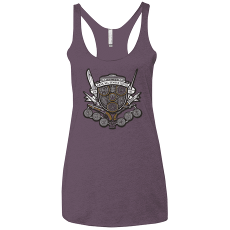 T-Shirts Vintage Purple / X-Small Winchester's Crest Women's Triblend Racerback Tank