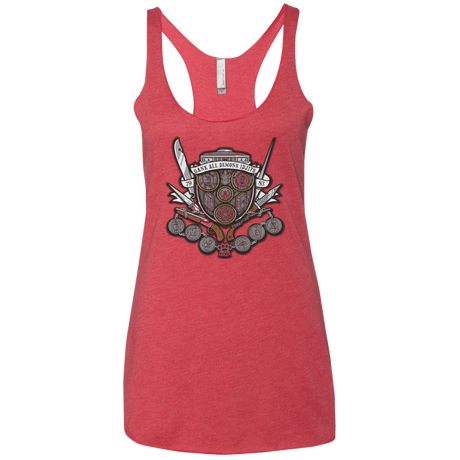 T-Shirts Vintage Red / X-Small Winchester's Crest Women's Triblend Racerback Tank
