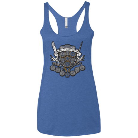 T-Shirts Vintage Royal / X-Small Winchester's Crest Women's Triblend Racerback Tank