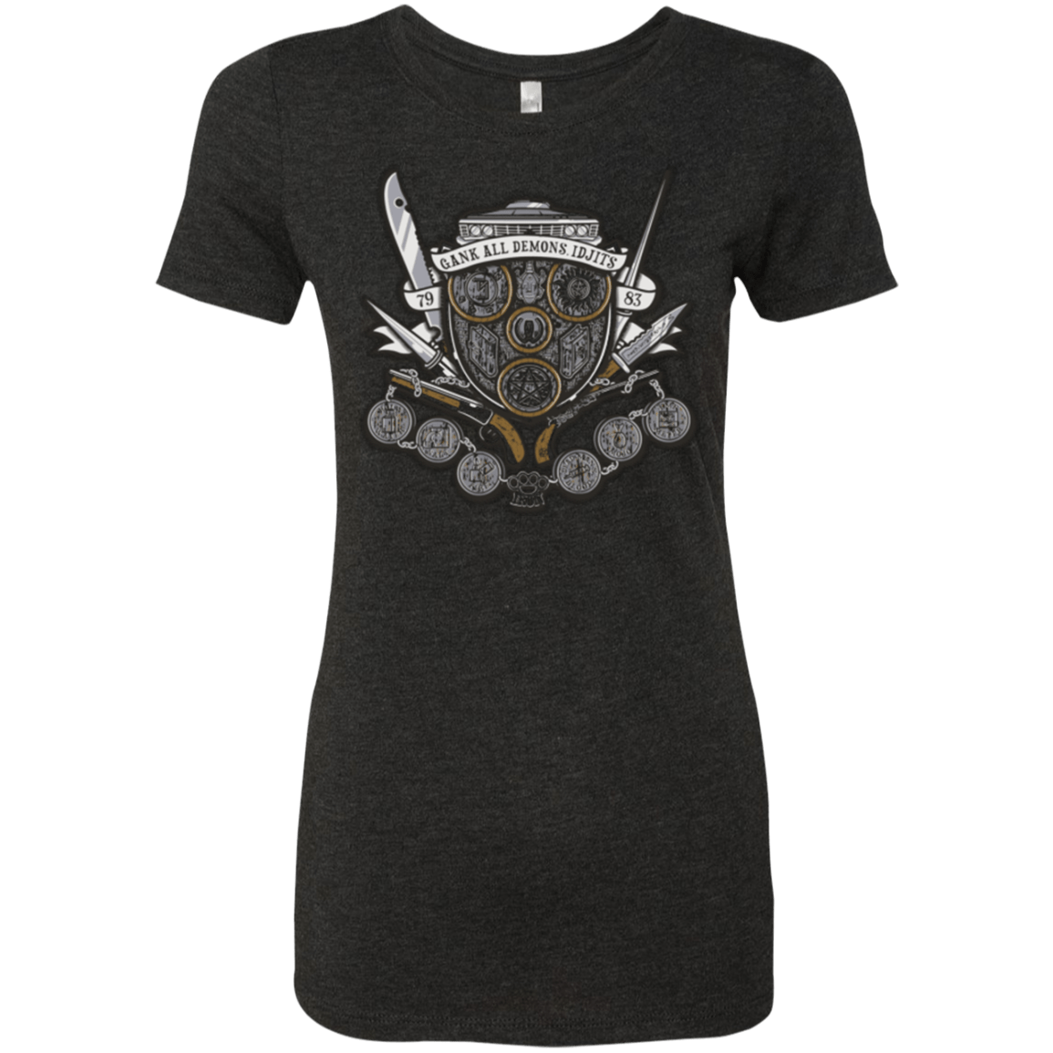 T-Shirts Vintage Black / Small Winchester's Crest Women's Triblend T-Shirt