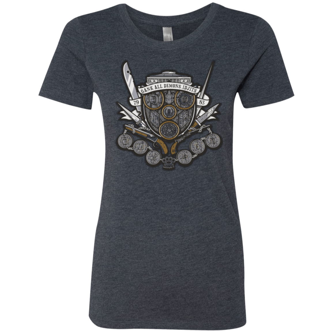 T-Shirts Vintage Navy / Small Winchester's Crest Women's Triblend T-Shirt