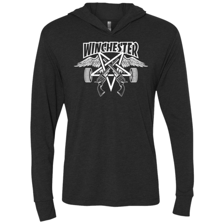 T-Shirts Vintage Black / X-Small WINCHESTER Triblend Long Sleeve Hoodie Tee
