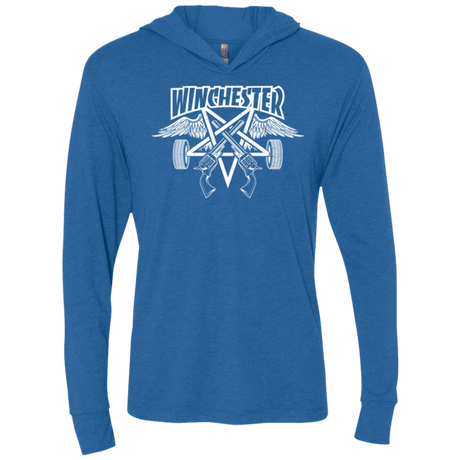 T-Shirts Vintage Royal / X-Small WINCHESTER Triblend Long Sleeve Hoodie Tee