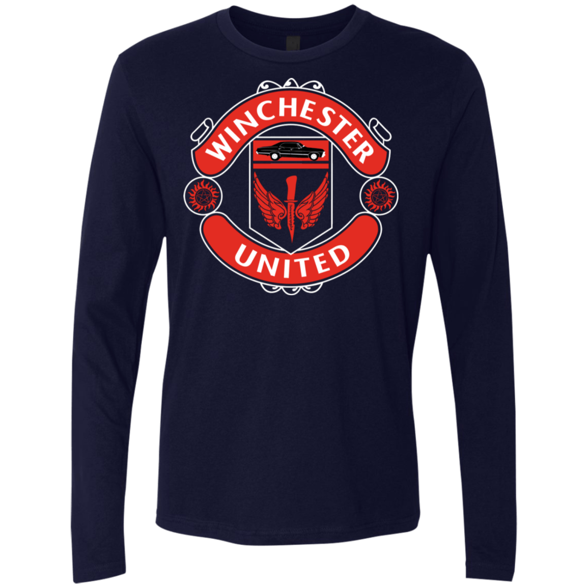 T-Shirts Midnight Navy / S Winchester United Men's Premium Long Sleeve