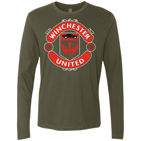 T-Shirts Military Green / S Winchester United Men's Premium Long Sleeve