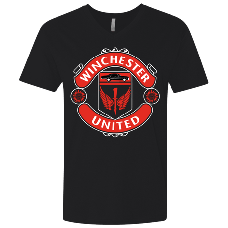 T-Shirts Black / X-Small Winchester United Men's Premium V-Neck