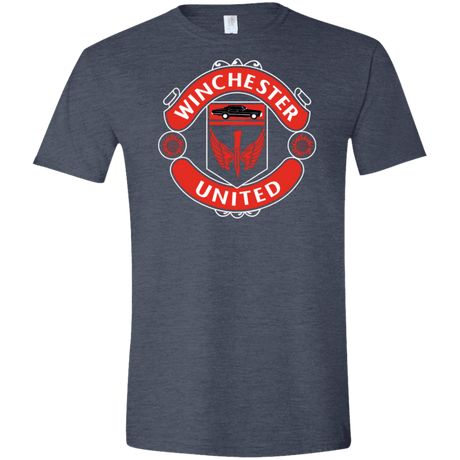 T-Shirts Heather Navy / S Winchester United Men's Semi-Fitted Softstyle